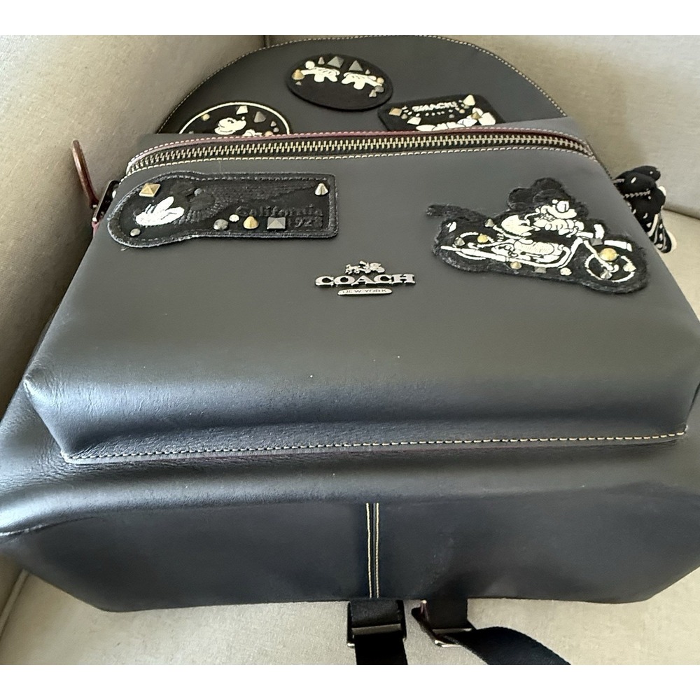 COACH X Disney Mickey Mouse Patches Charlie Backpack - Picture 11 of 12